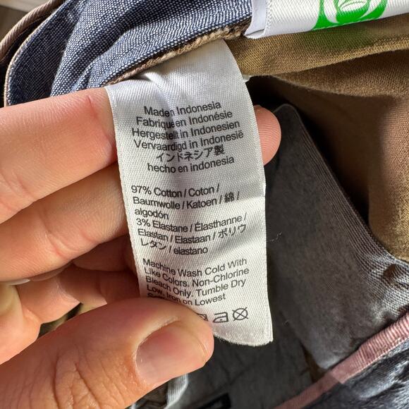 J.Crew 770 Straight-Fit Core Stretch Chino Pants Mens W35 L32 River Brown AR886 - Picture 8 of 9